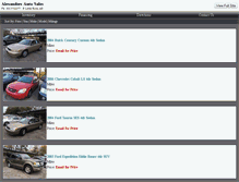 Tablet Screenshot of alexandersautos.com